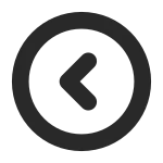 Arrow Left 6 Circle SVG Icon